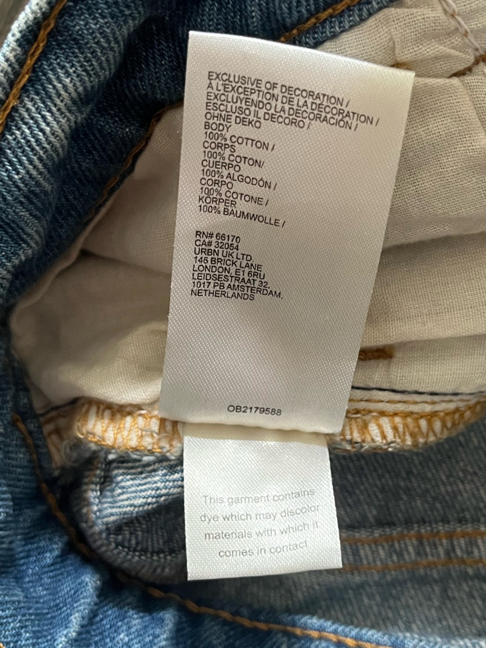 NWT Anthropologie Pilcro Light Blue Cutoff High Rise Denim Shorts Size 28 - Picture 9 of 12
